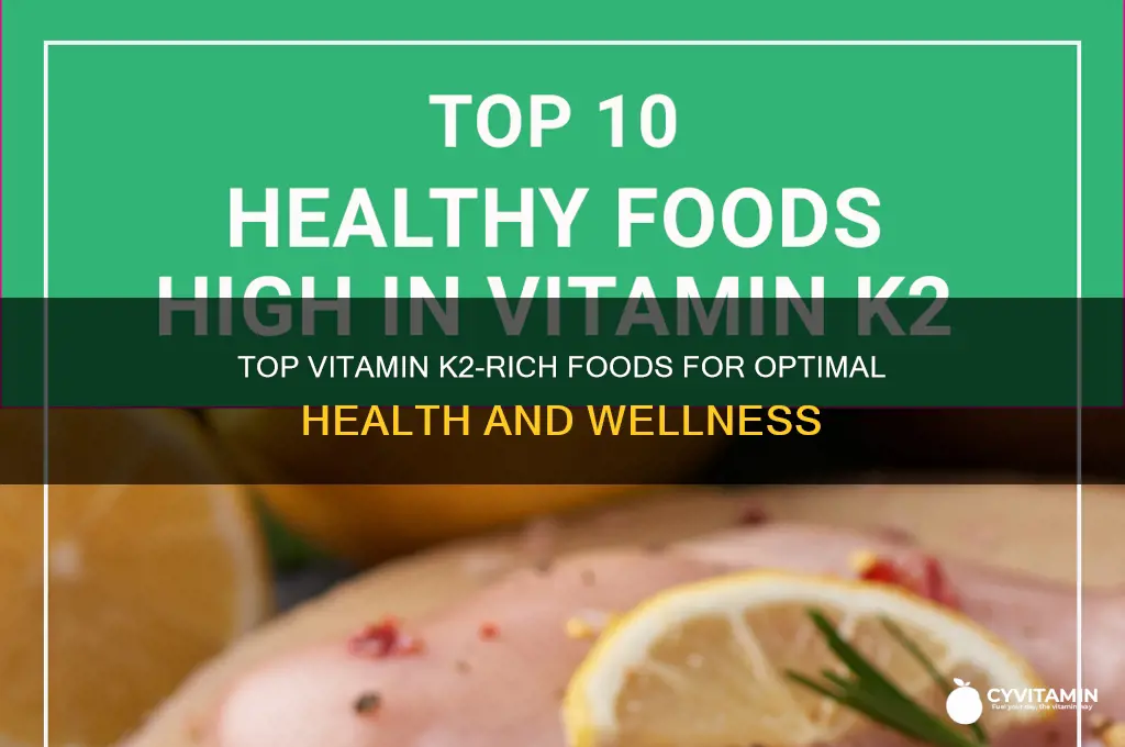 what are the best dietary sources of vitamin k2