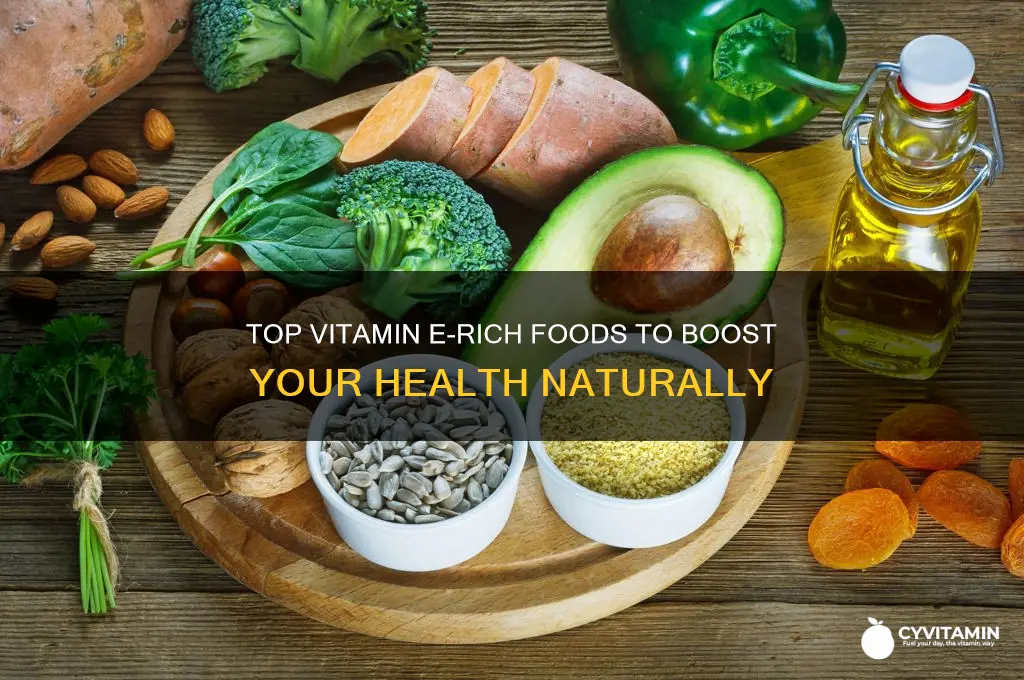 what are the best food sources for vitamin e