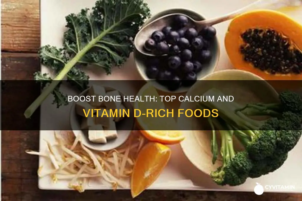 what are the best foods for calcium and vitamin d