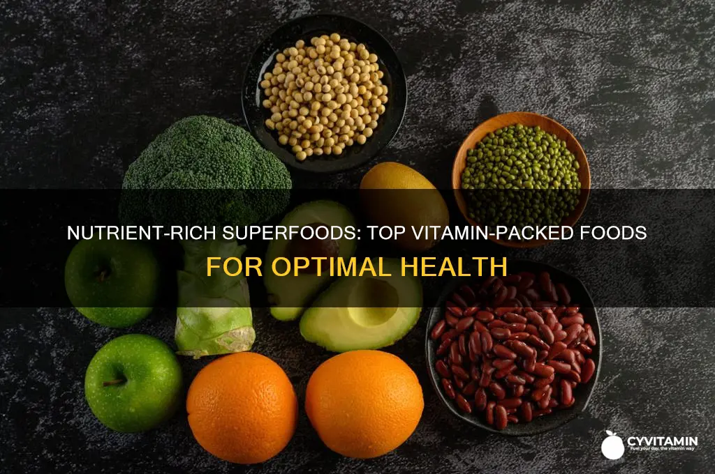 what are the best foods for vitamins and nuitrients