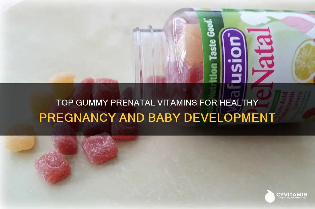 what are the best gummy prenatal vitamins