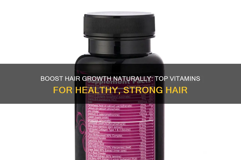 what are the best natural vitamins for hair growth