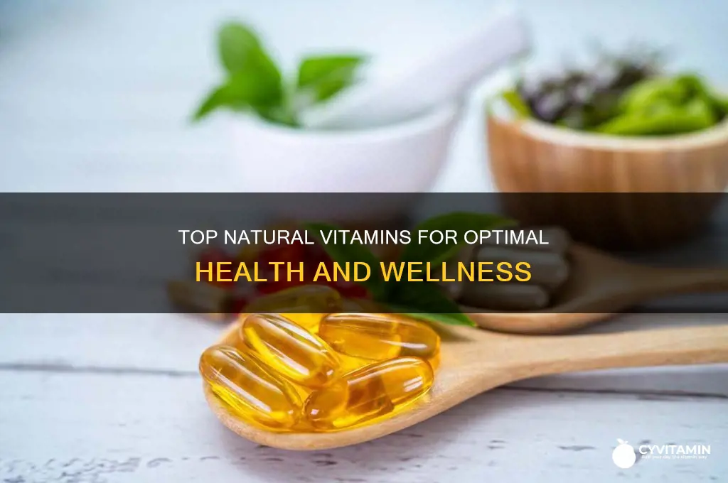 what are the best natural vitamins to take