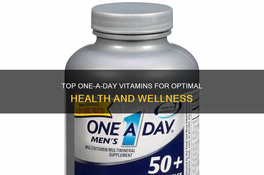 what are the best one a day vitamins