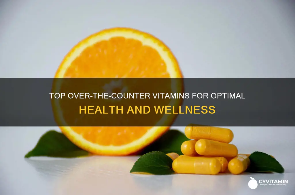 what are the best over the counter vitamins
