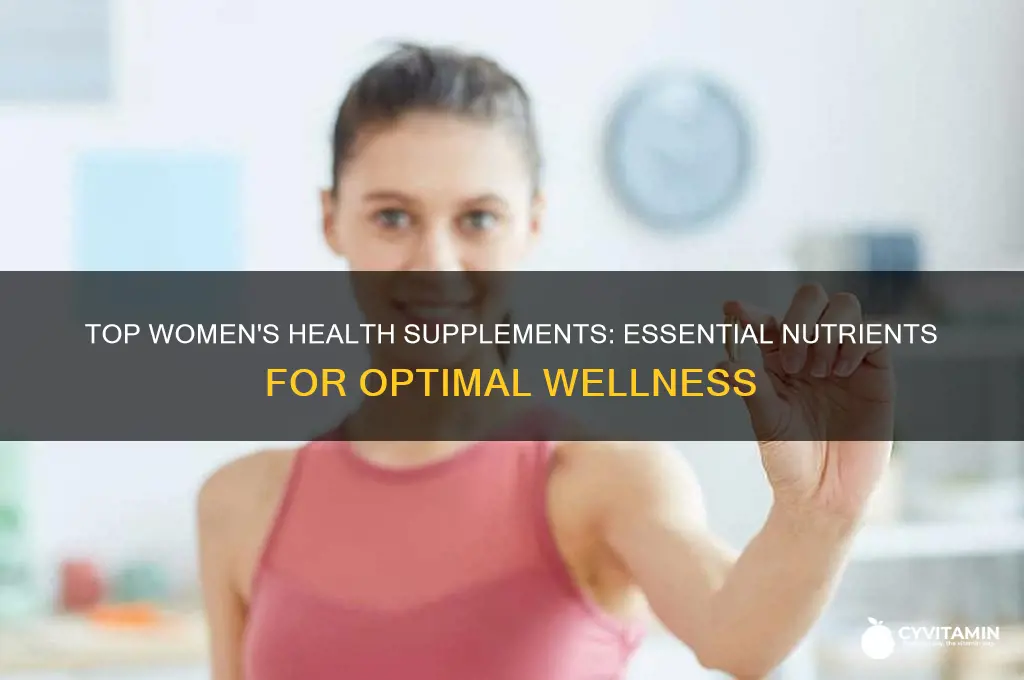 what are the best supplements for women