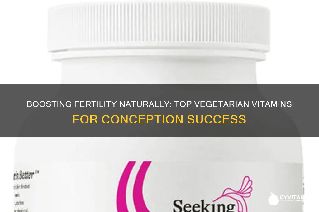 what are the best vegetarian fertility vitamins