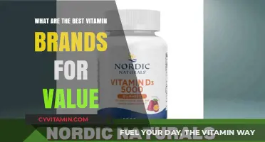 Top Vitamin Brands Offering Quality and Affordable Value