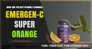 Boost Your Health with Top Vitamin C Gummies: Emergen-C Super Orange