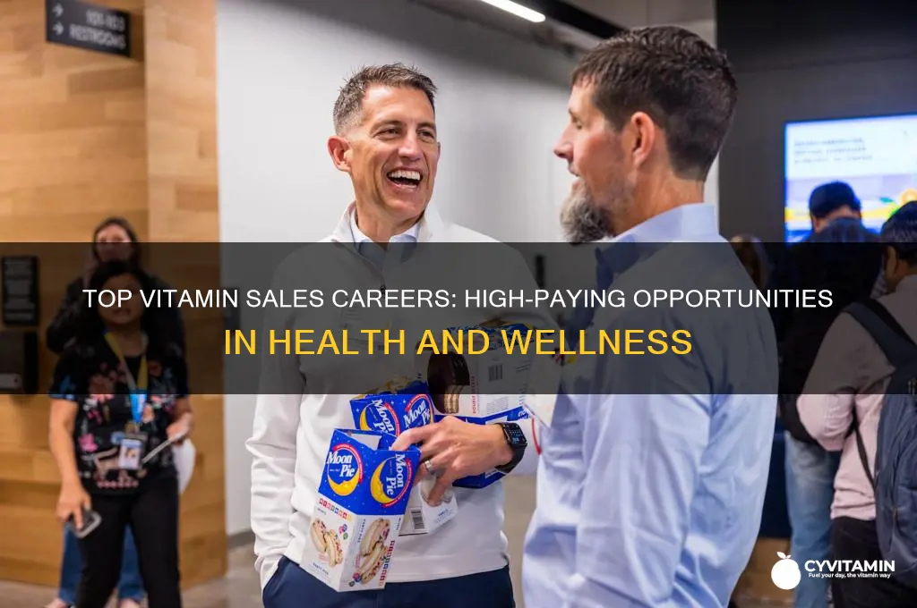 what are the best vitamin sales jobs