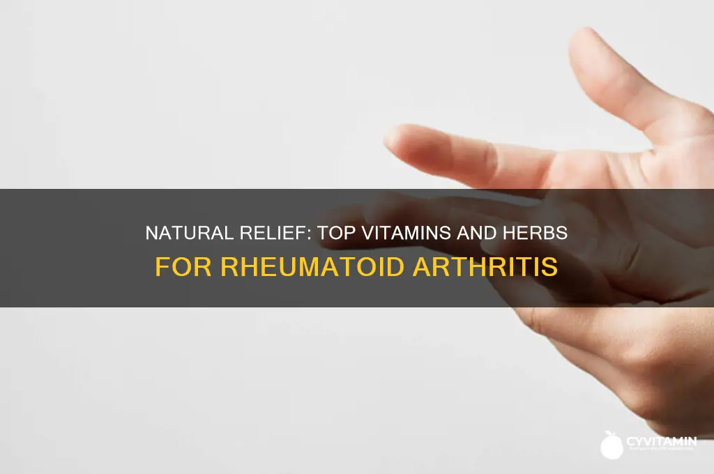 what are the best vitamins and herbs for reumatoid arthritis