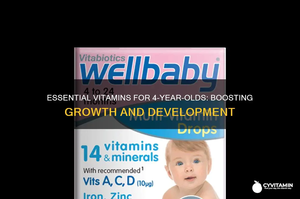 what are the best vitamins for a 4 year old
