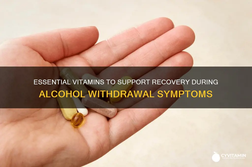 what are the best vitamins for alcohol withdrawal