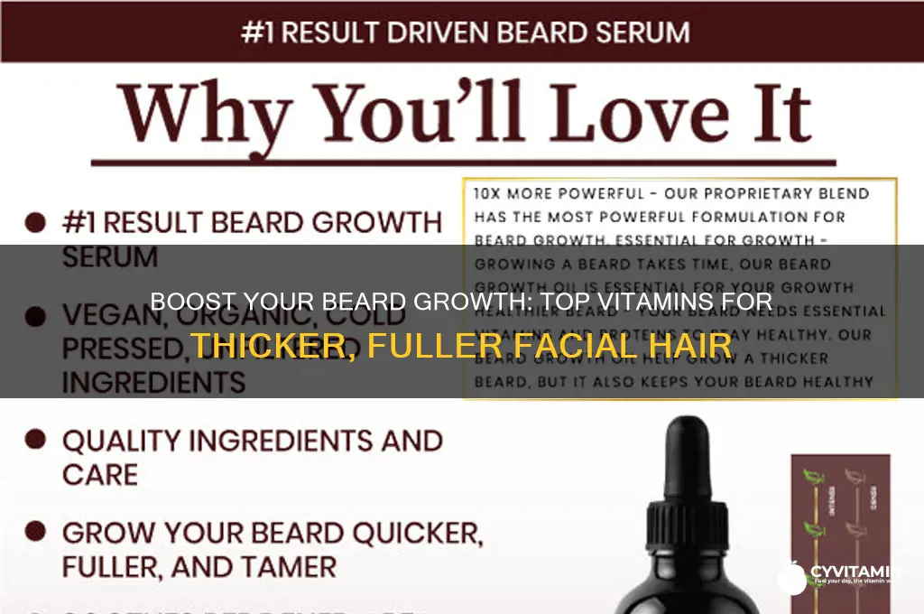 what are the best vitamins for beard growth