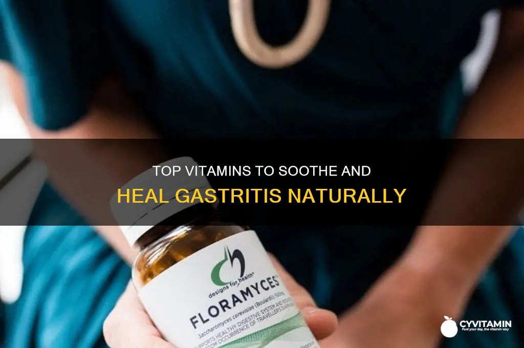 what are the best vitamins for gastritis