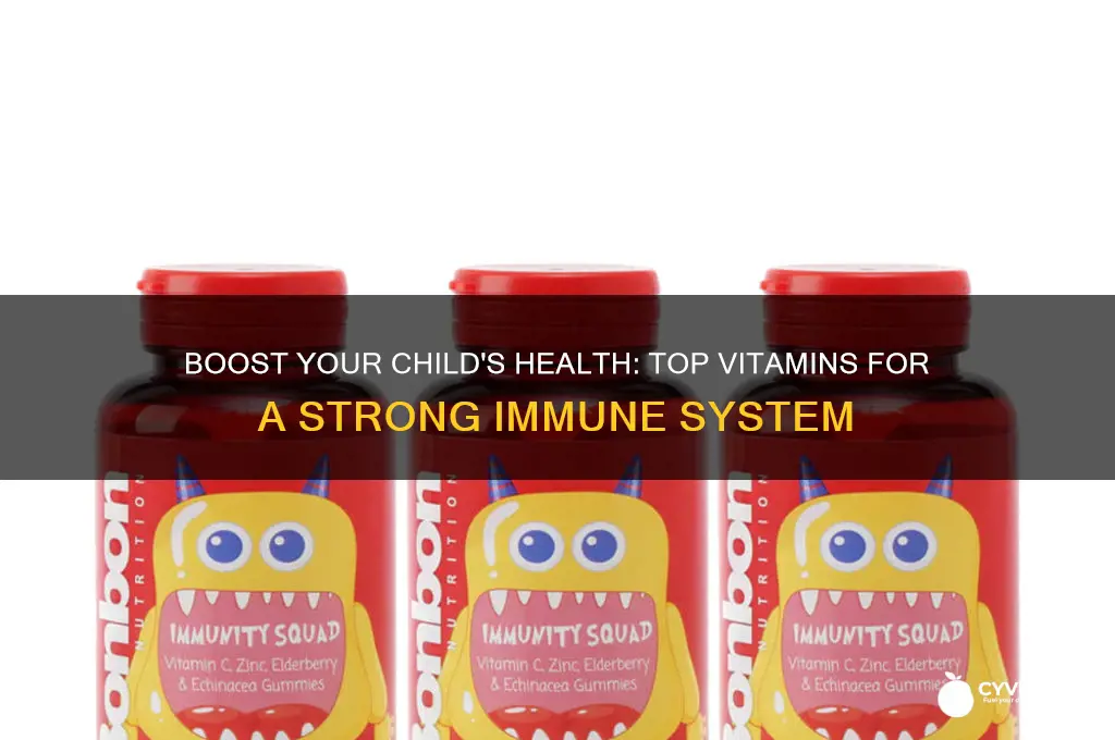 what are the best vitamins for kids immune system