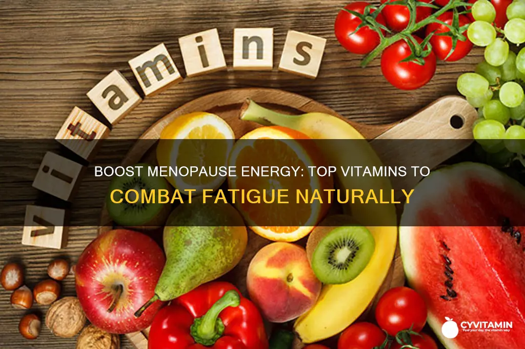 what are the best vitamins for low energy from menopause