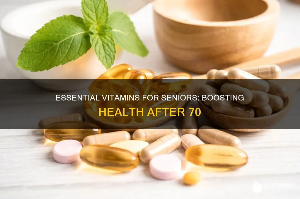 what are the best vitamins for over 70s