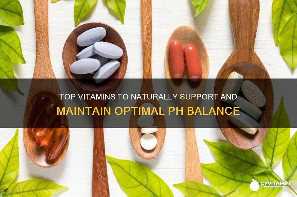 what are the best vitamins for ph balance