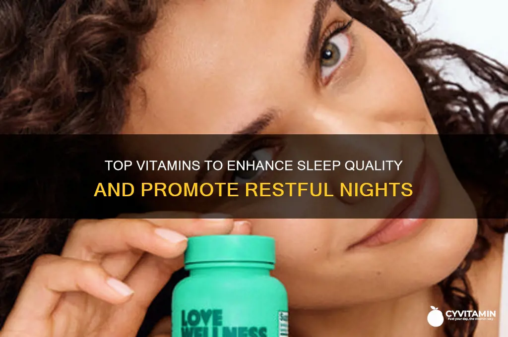 what are the best vitamins for sleep