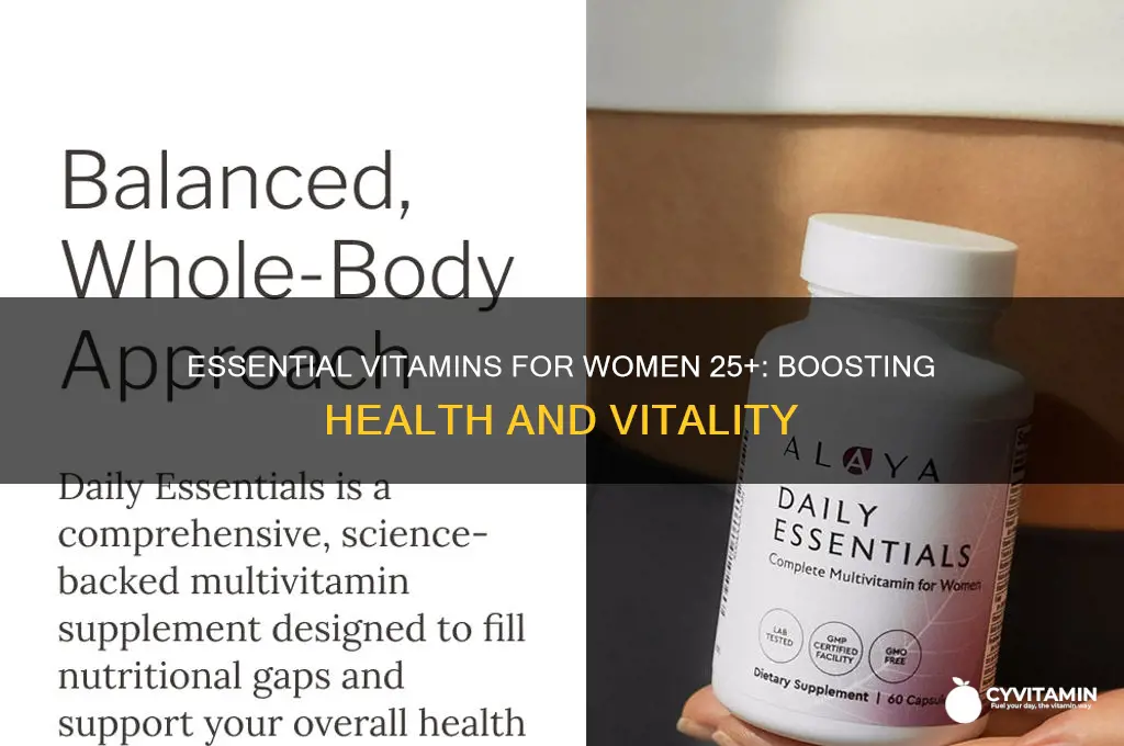 what are the best vitamins for women age 25