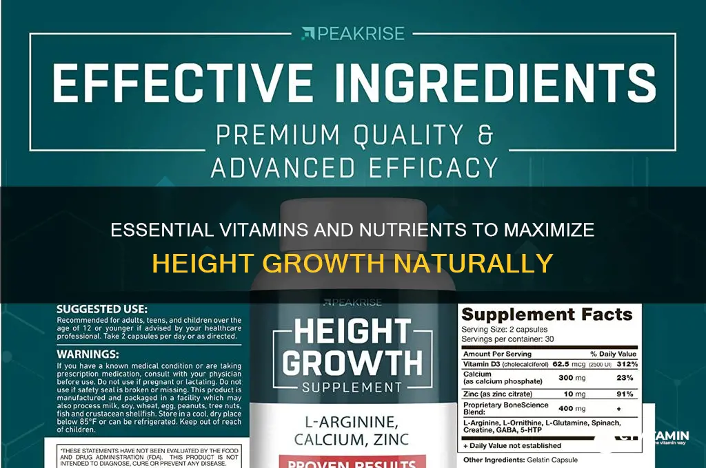 what are the best vitamins to grow taller