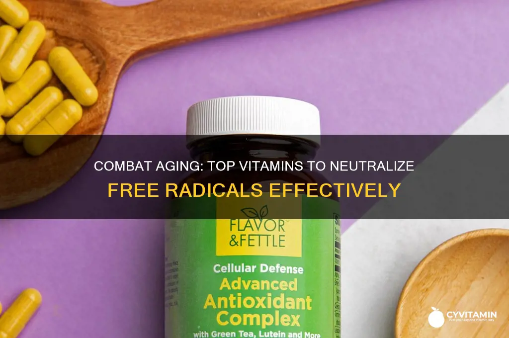 what are the best vitamins to slow down free radicals