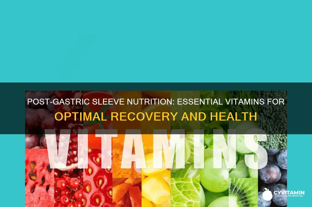 what are the best vitamins to take after gastric sleeve