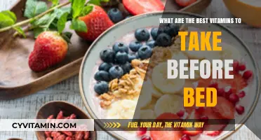 Boost Sleep Quality: Top Vitamins to Take Before Bed