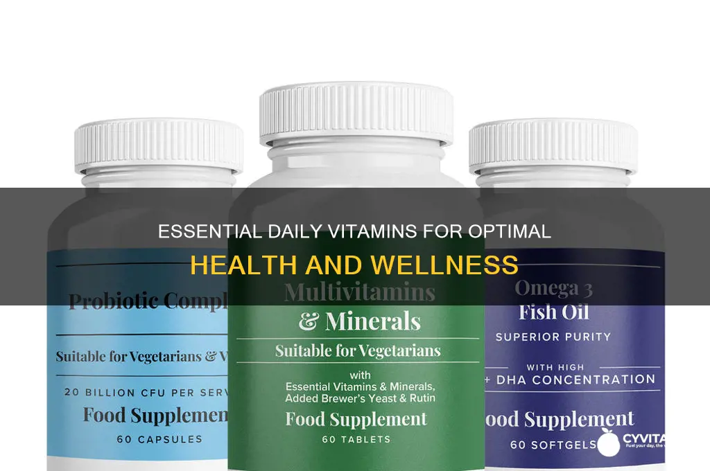 what are the best vitamins to take everyday