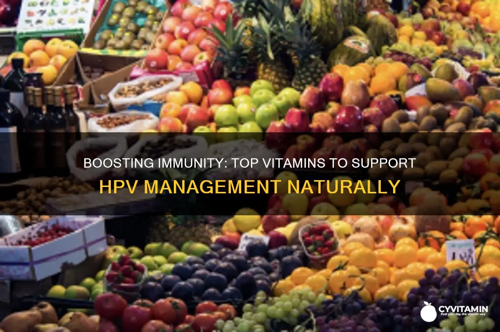 what are the best vitamins to take for hpv