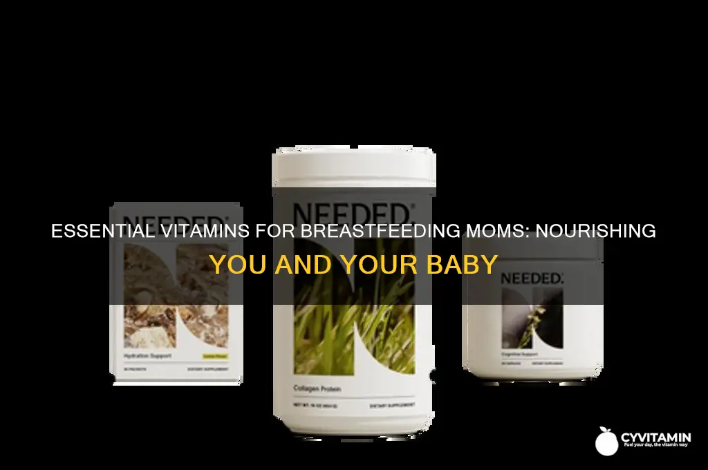what are the best vitamins to take while breastfeeding