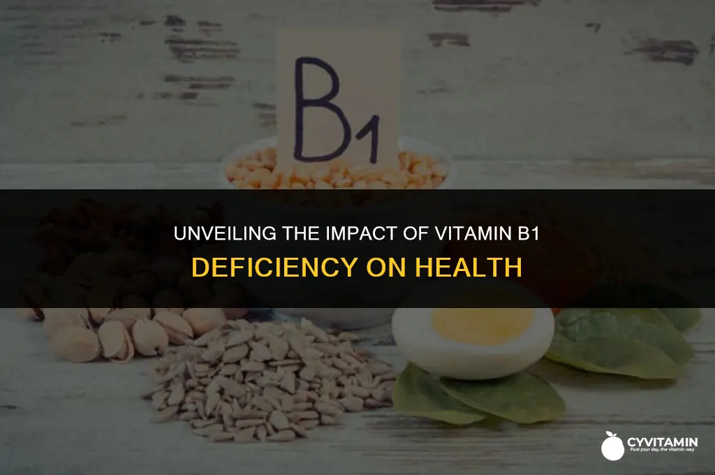 what are the effects of vitamin b1 deficiency