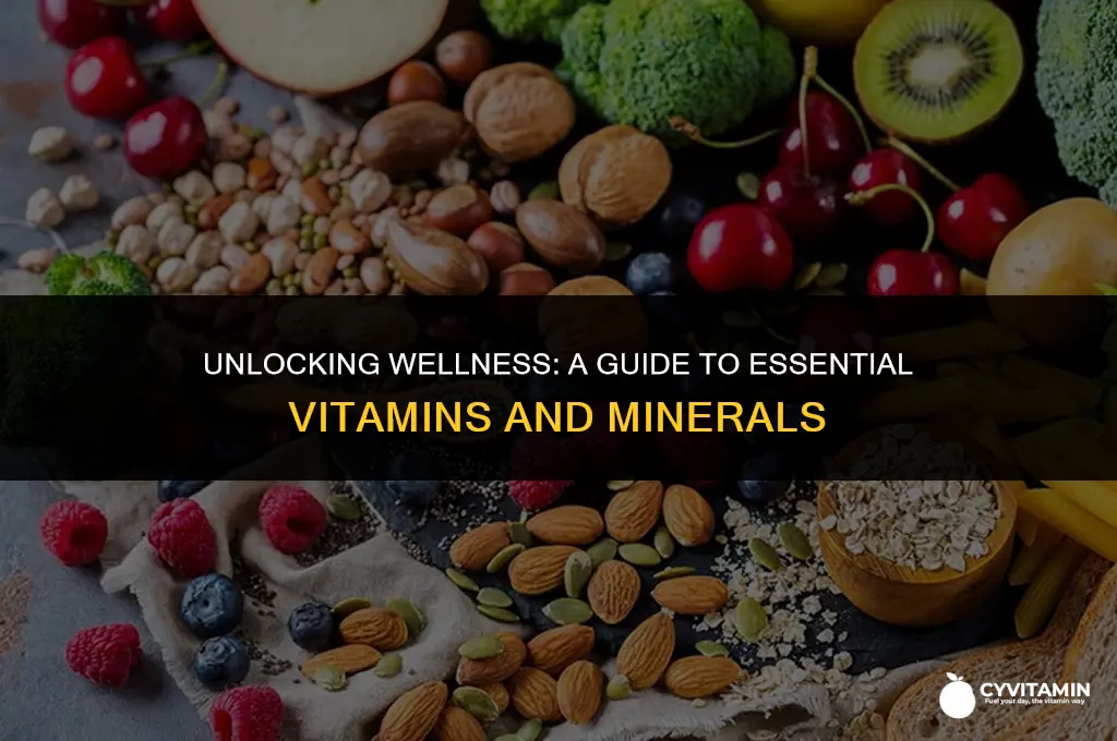 what are the essential vitamins and minerals