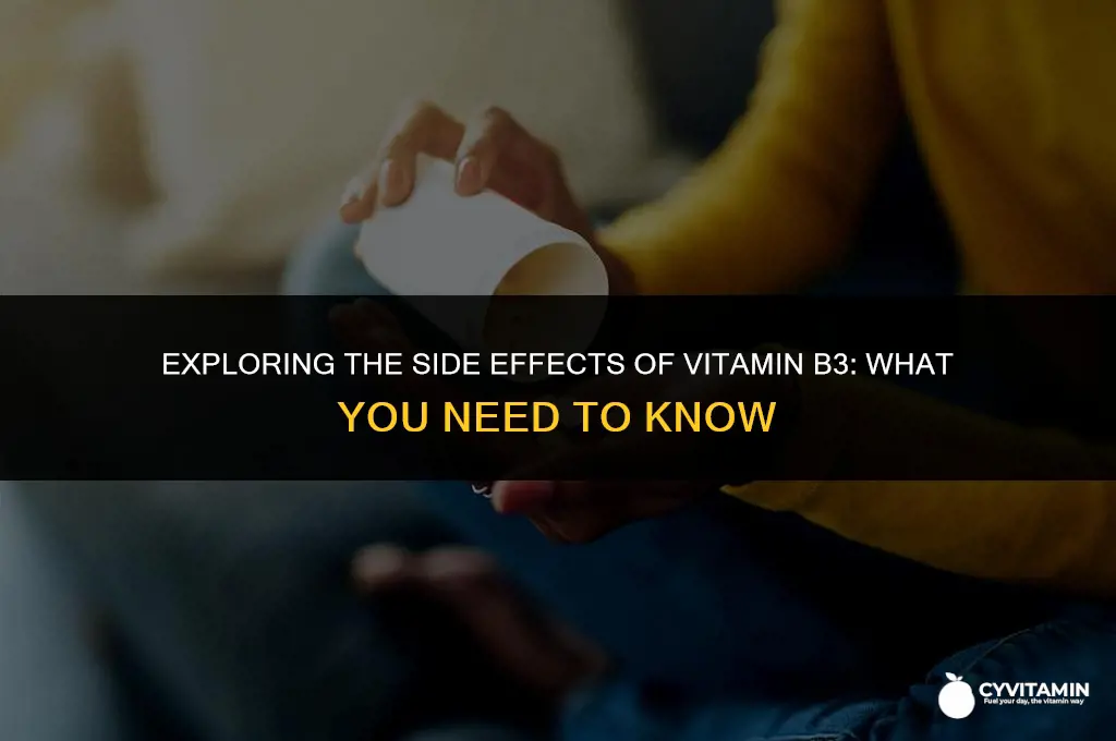 what are the side effects of vitamin b3