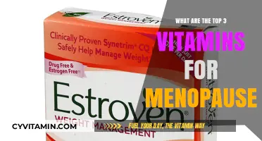 Essential Vitamins for Menopause: A Guide to the Top 3 Supplements