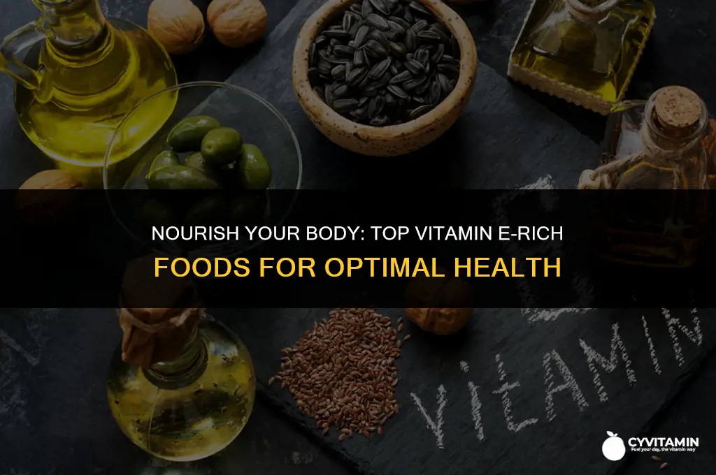 what are vitamin e rich foods