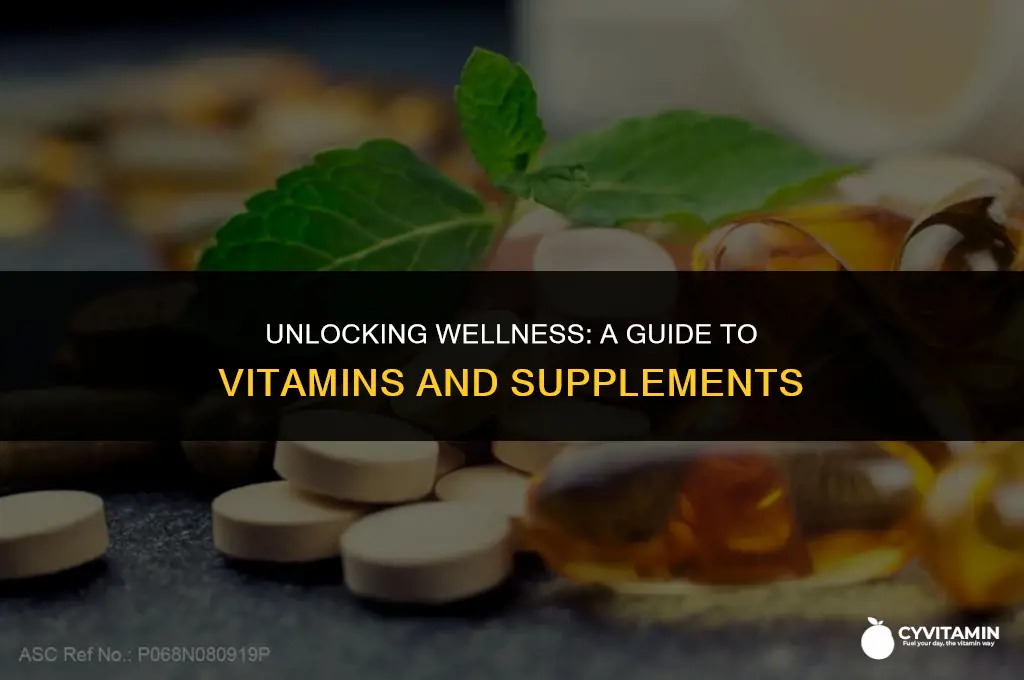 what are vitamins and supplements
