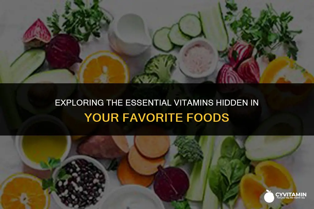 what are vitamins in food