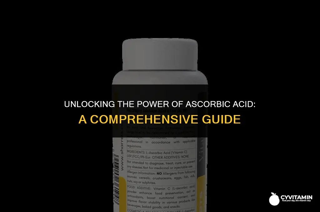 what ascorbic acid used for