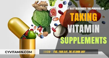 Unlocking Health Benefits: The True Purpose of Vitamin Supplements