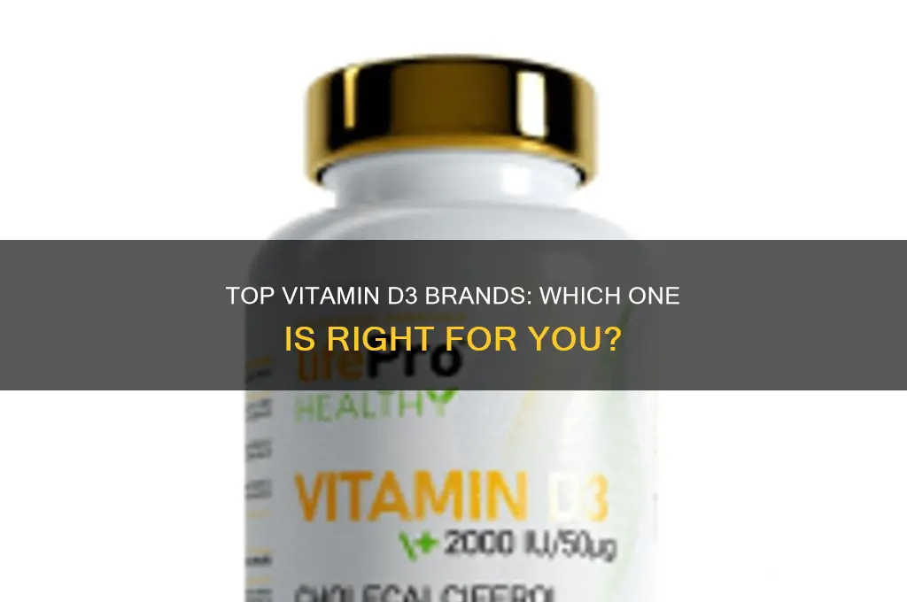 what brand of vitamin d3 is best