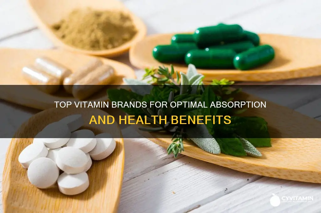 what brand of vitamins are best absorbed