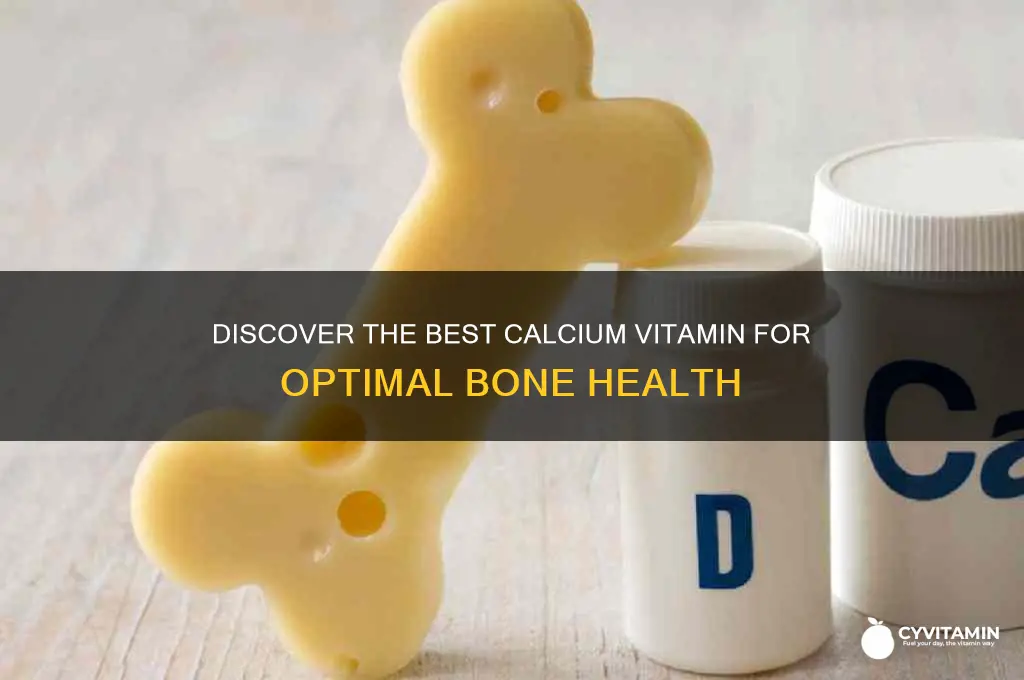 what calcium vitamin is the best