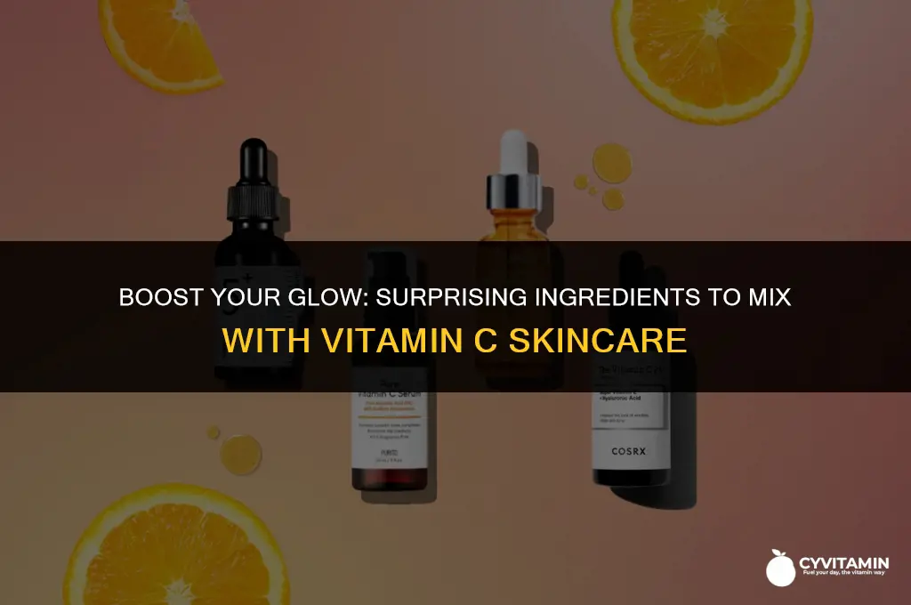 what can you mix with vitamin c skincare