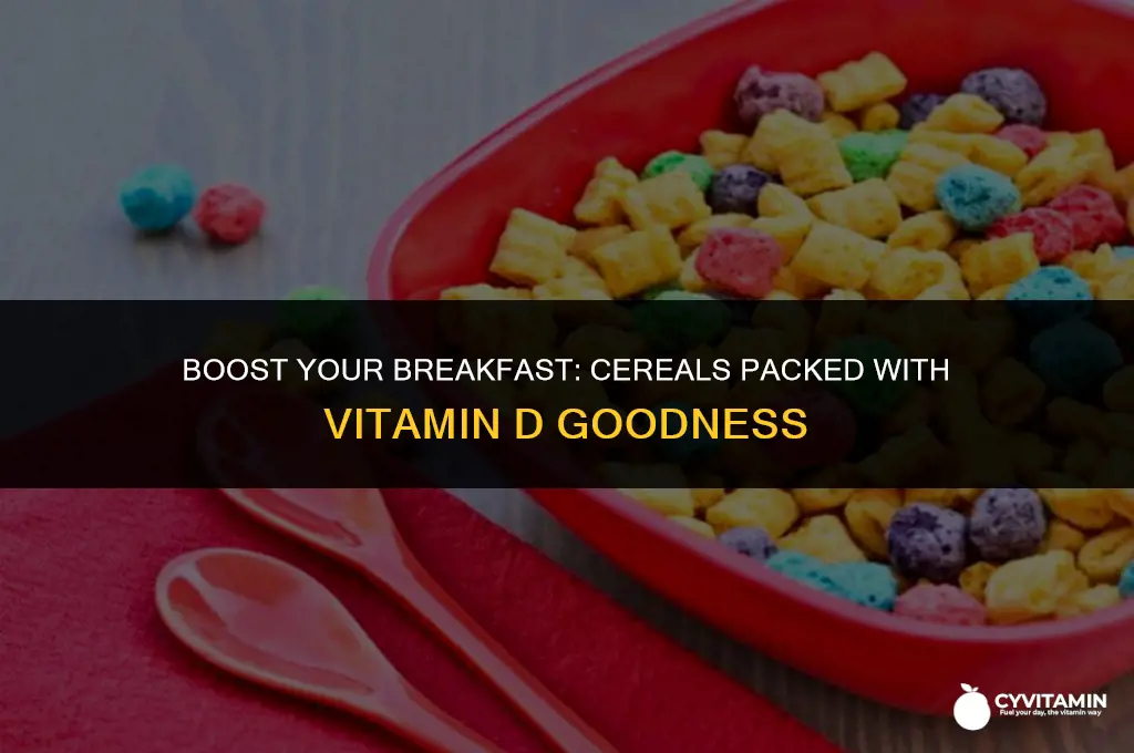 what cereals contain vitamin d