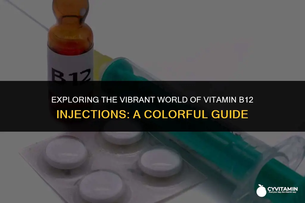 what color is vitamin b12 injection