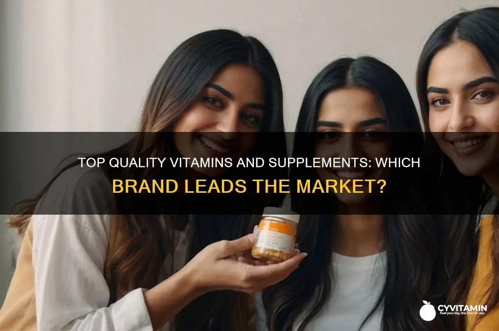 what company makes the best quality vitamins and supplements