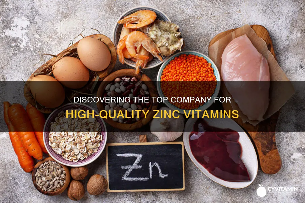 what company makes the best zinc vitamins