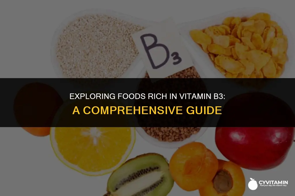 what contains vitamin b3